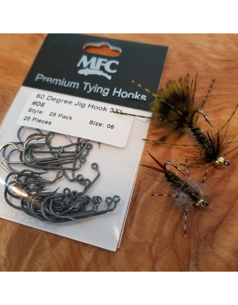 Icerio Fishing Hook 60 Degrees, Jig Hook Fly Tying