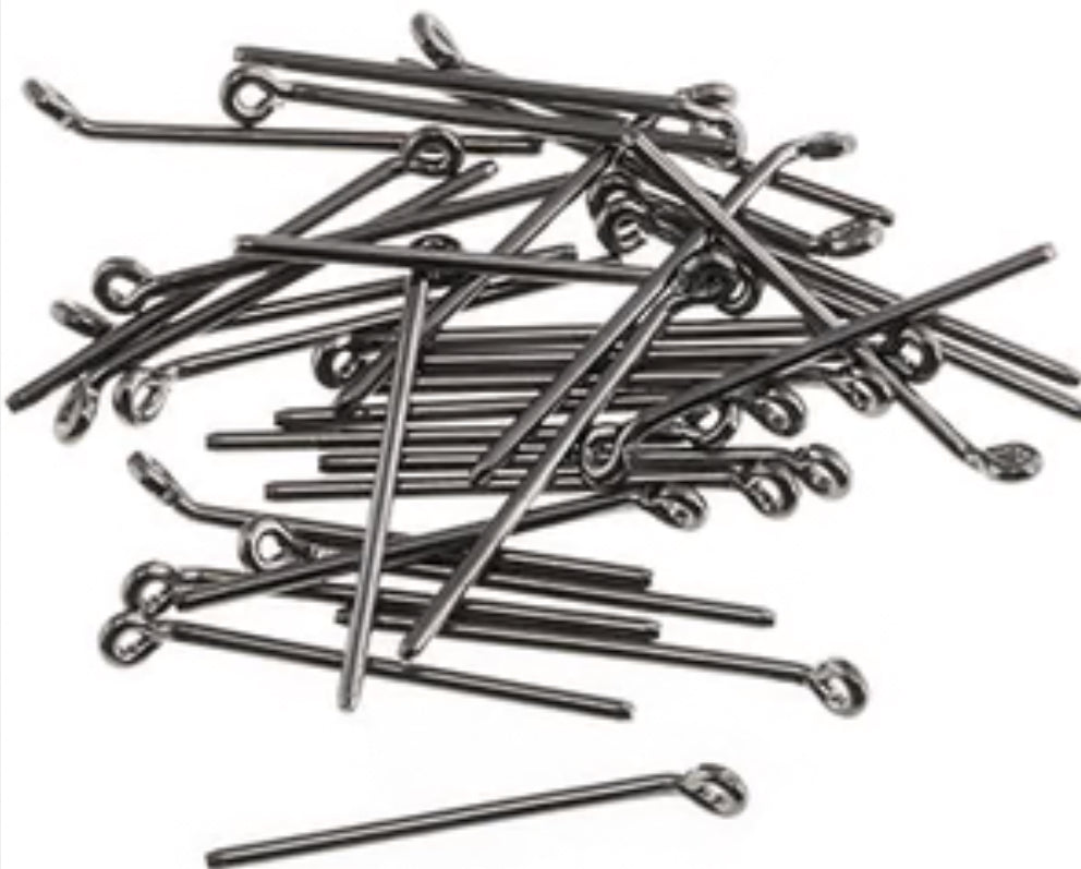 Aqua flies round eye shank