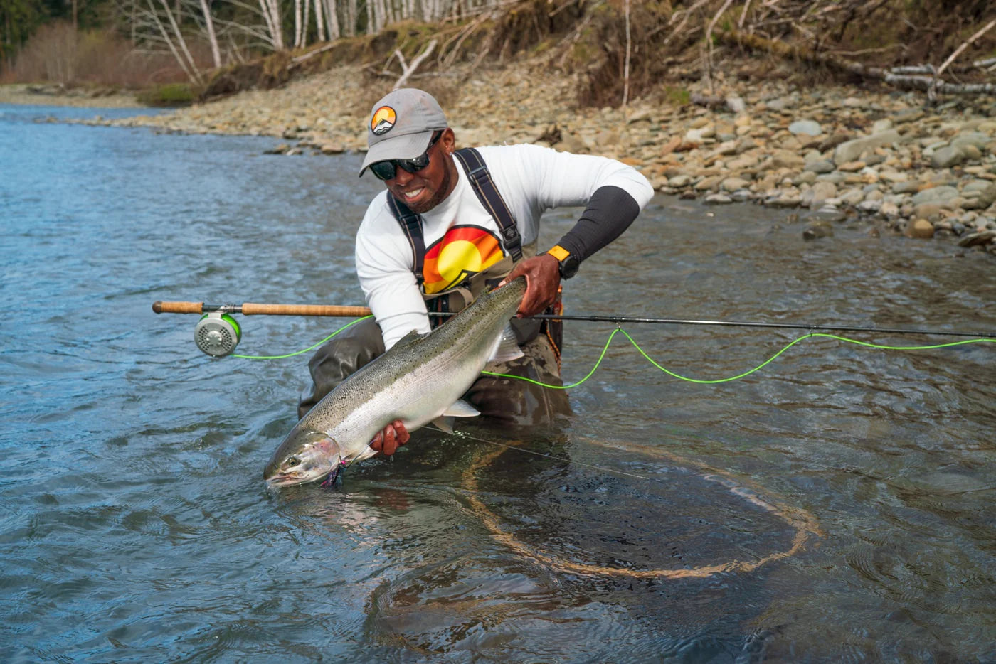 bank fishing net for steelhead PNW Landing Nets Steelhead Size