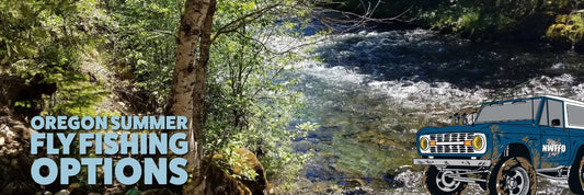 Fly fishing for wild trout on an Oregon Cascade stream in late summer