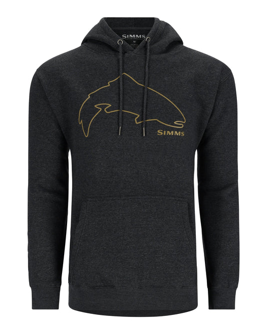 Mens Trout Outline Hoody