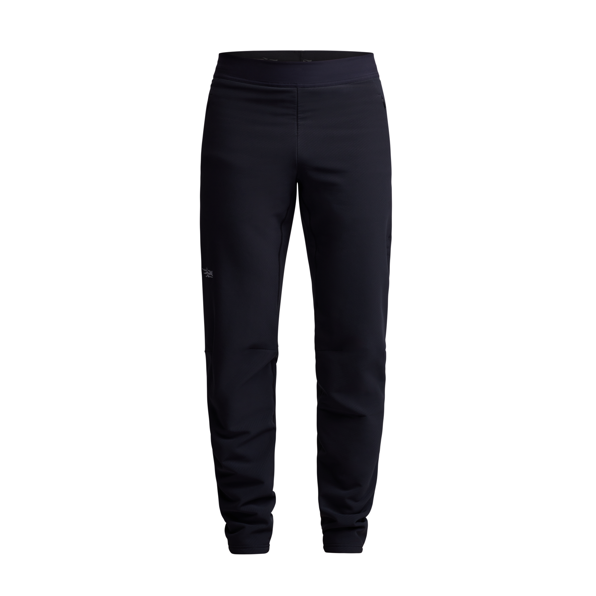 Black pants on a white background