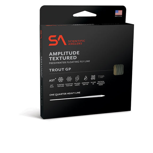 Scientific Anglers fly line packaging on a white background