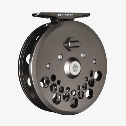Fishing reel with 'Redington' branding on a white background