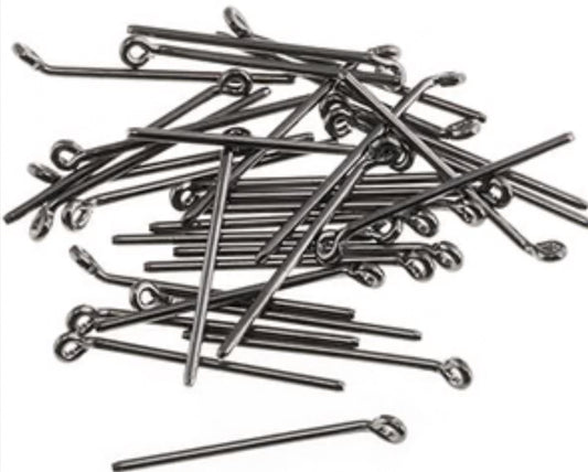 Aqua flies round eye shank