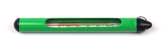 Short Green Stream Thermometer w/ Ring