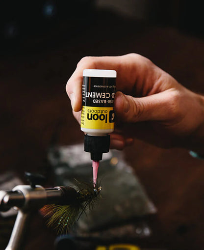 Being applied onto a finished fly